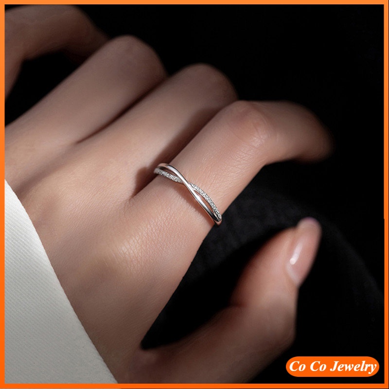 Ins Cincin Jari Telunjuk Senior Adjustable Untuk Wanita