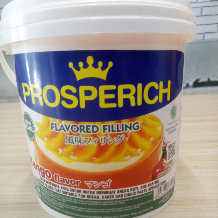 

PROSPERICH Flavored Filling Manggo 1kg(Gratis Mr Jelly dan Palmia 1pc)