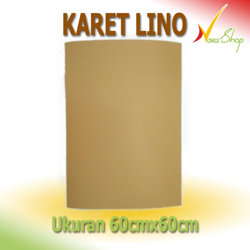 

KARET LINO/ KARET CUKIL/ LINOLEUM/ LINO CUT UKURAN 60CM X 60CM