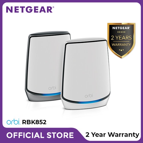 Netgear RBK852 Orbi Tri Band WiFi Mesh System AX6000 1Router 1Satelite M