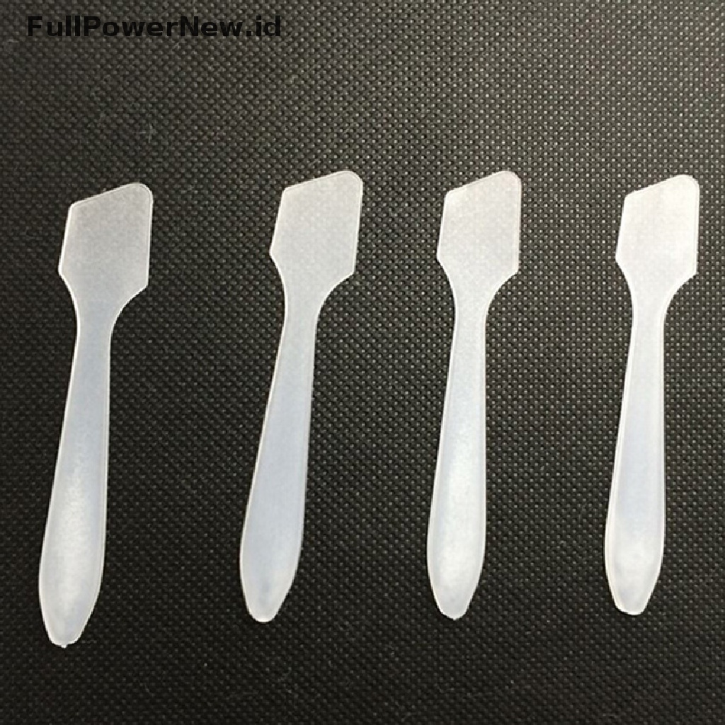 Power Sendok Plastik Untuk Cream Mixing Spatula Spoon Stick Makeup DIY Tools Aksesoris ID
