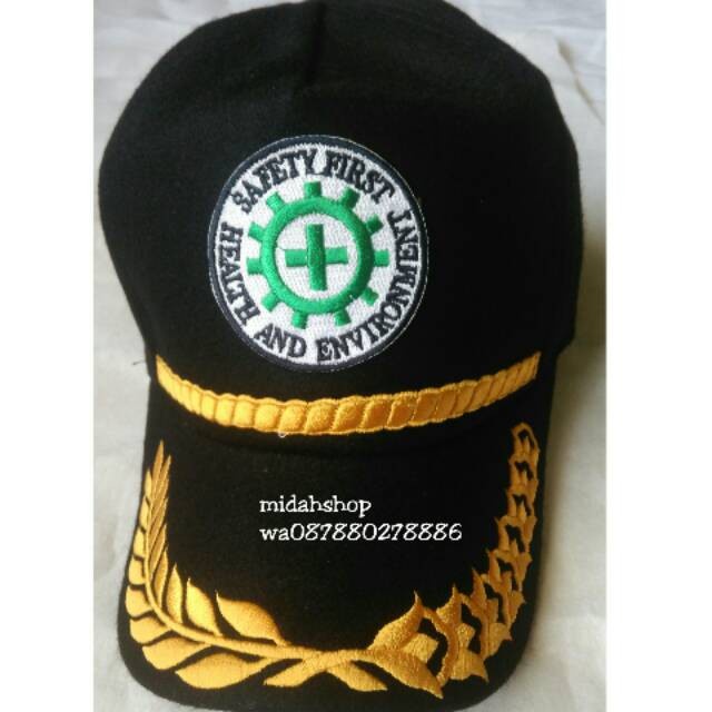 

⭐BISA COD⭐ Topi safety first-topi k3 lis padi kapas bahan laken