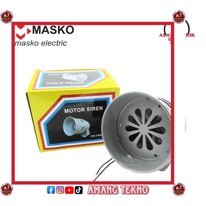 ALARM SIRINE MS-290 INDUSTRI MASKO PABRIK BELL BEL MS290 MS 290