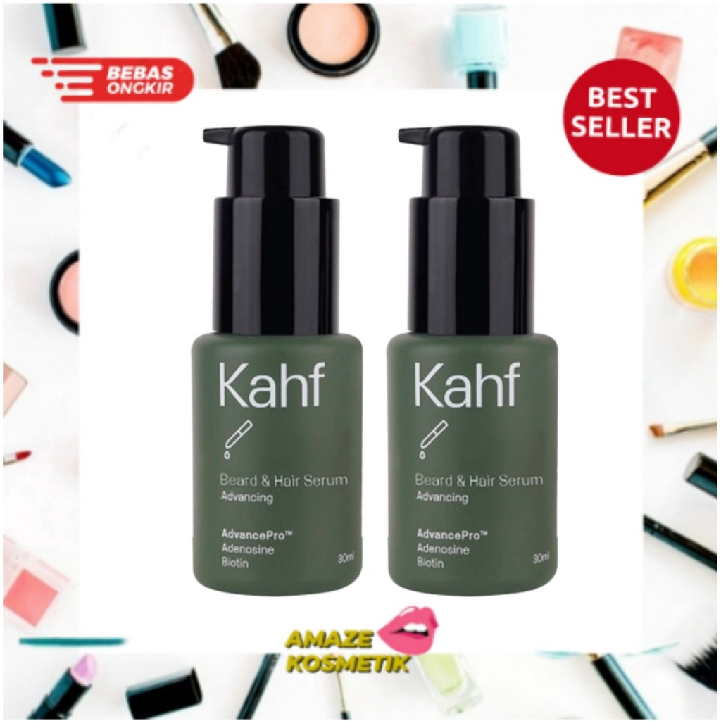 KAHF Advancing Beard &amp; Hair Serum 30ml - amaze_kosmetik