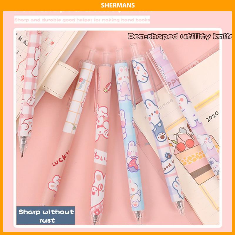 

[Ready Stock❤️]Pena Tekan Lucu Pemotong Seni Kartun Portabel Pemotong Kertas Pemotong Scrapbook Sederhana sherman