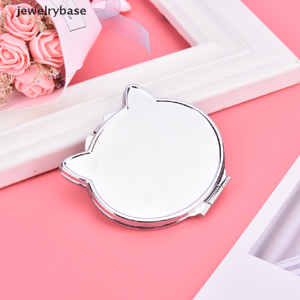 [jewelrybase] Compact MakeUp Mirror Cermin Rias Saku Kosmetik Untuk Butik Cermin Travel