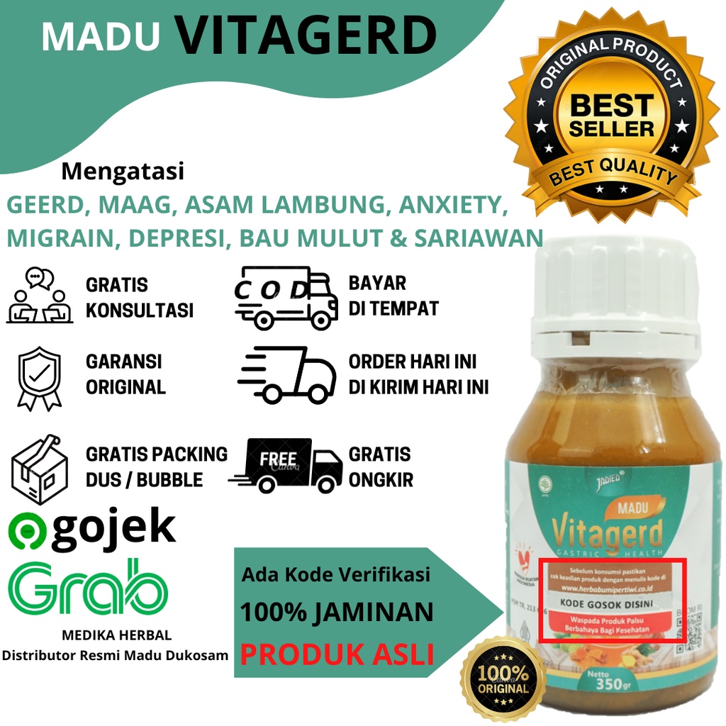 [1000%ORIGINAL]MADU VITAGERD ATASI GERD DAN ASAM LAMBUNG ATASI MAGH KRONIS MAH KRONIS ASAM LAMBUNG OBAT MAGH OBAT MAH GERD  MADU VITA GERD VITAGER Herbal asam lambung herbal gerd madu gerd madu asam lambung madu magh GARANSI ASLI