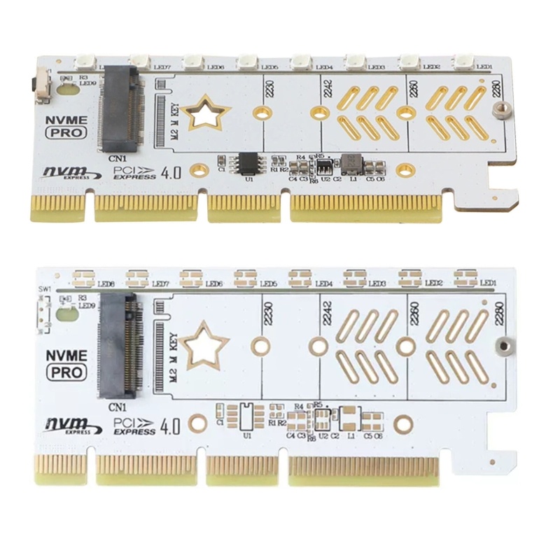 Adaptor btsg M.2 NVME to pcie 4.0 x16, Kartu Ekspansi pcie x16 Gen4 Dengan Casing Aluminium, Untuk 980 PRO,970 EVO