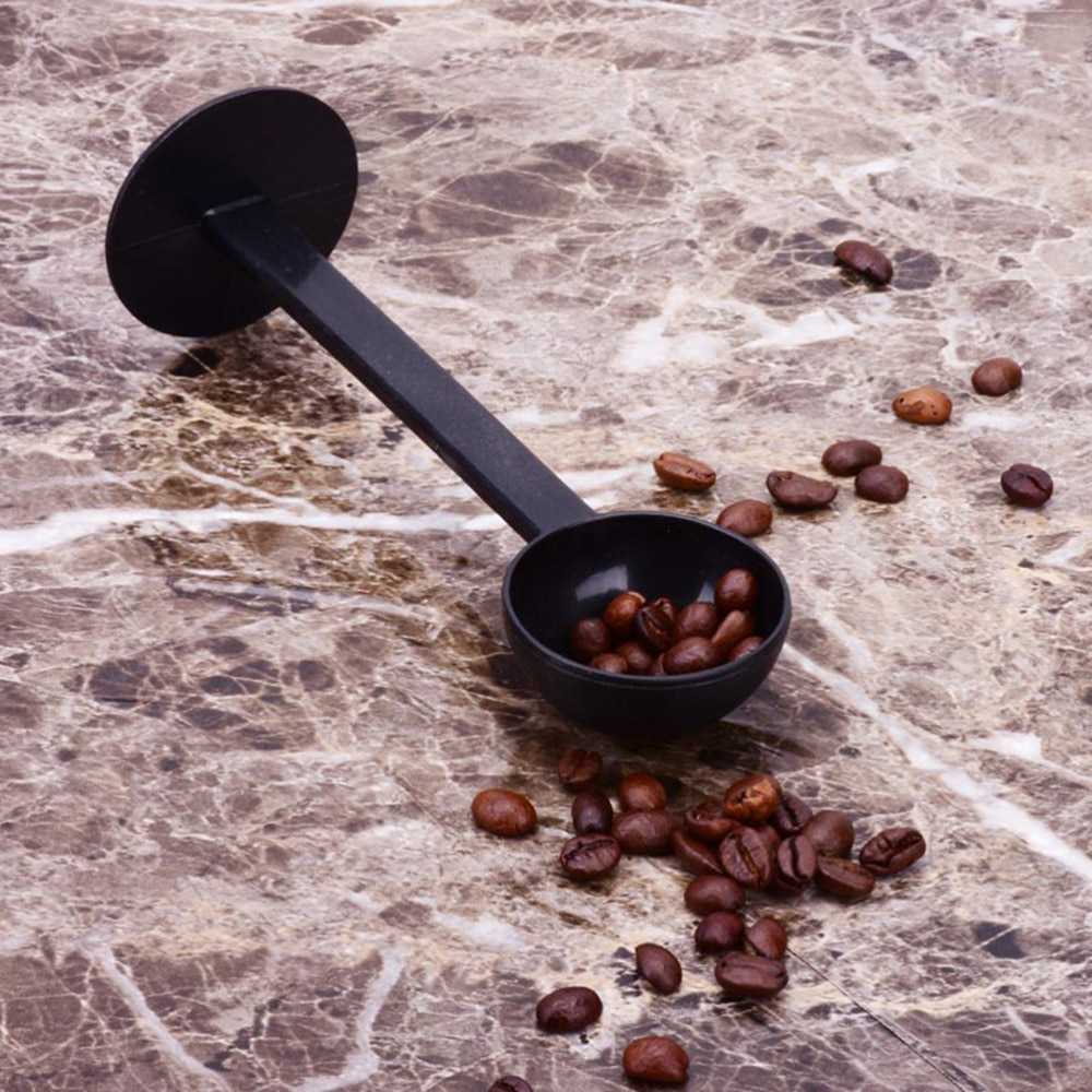 (BISA COD) FTIHSHP HOOMIN 2 in 1 Sendok Takar Kopi Measuring Spoon + Coffee Tamper - G1120