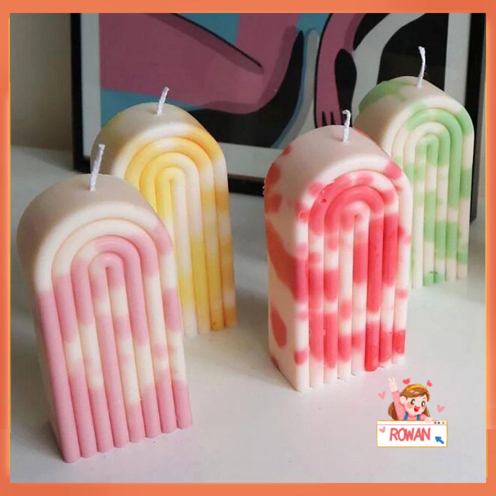 R-flower Cetakan Silikon U-Shaped Arch Scented Candle Resin Mold Lilin Membuat