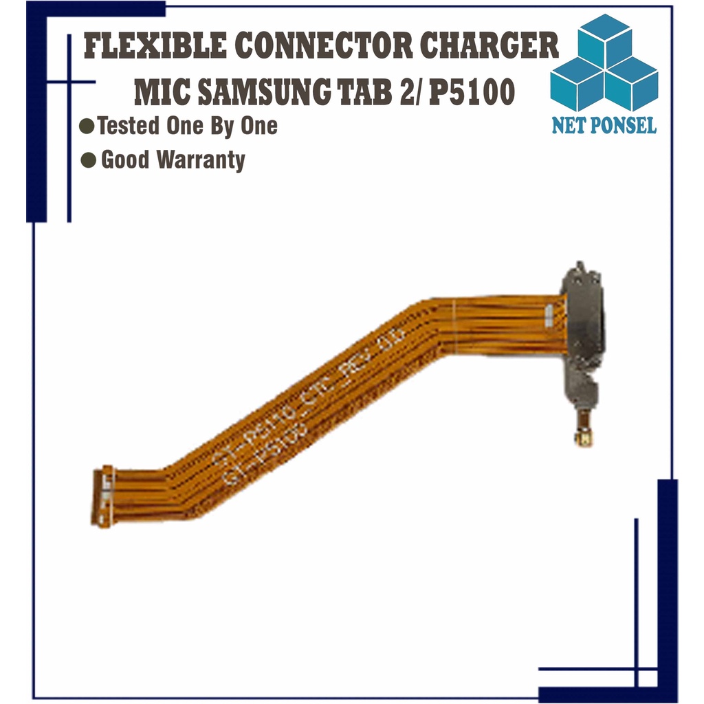 FLEXIBLE CONNECTOR CHARGE PLUS MIC SAMSUNG TABLET 2 - P5100 - FLEX SMS