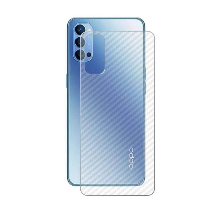 Oppo A11k A12- Skin Carbon Oppo A11k A12 Back Protection Smartphone