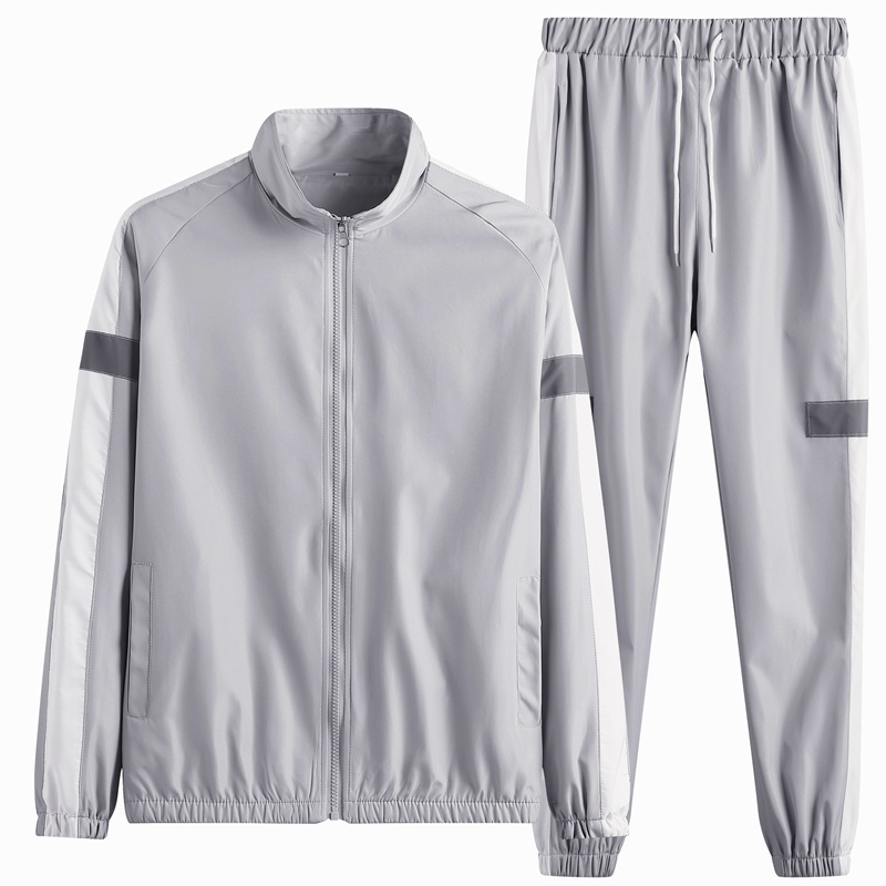 Baju Olah Pria Men's Sport Set Jaket Celana Panjang Set Pakaian Olahraga Pria Sport Wear