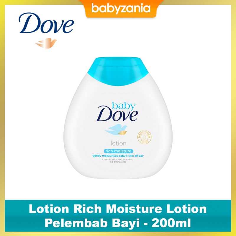 Baby Dove Lotion Rich Moisture Lotion Pelembab Bayi - 200 ml