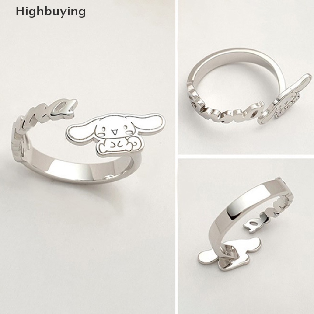 Hbid Cinnamoroll Cincin Anjing Kartun Hewan Fashion Perhiasan Aksesoris Anime Boneka Gadis Glory