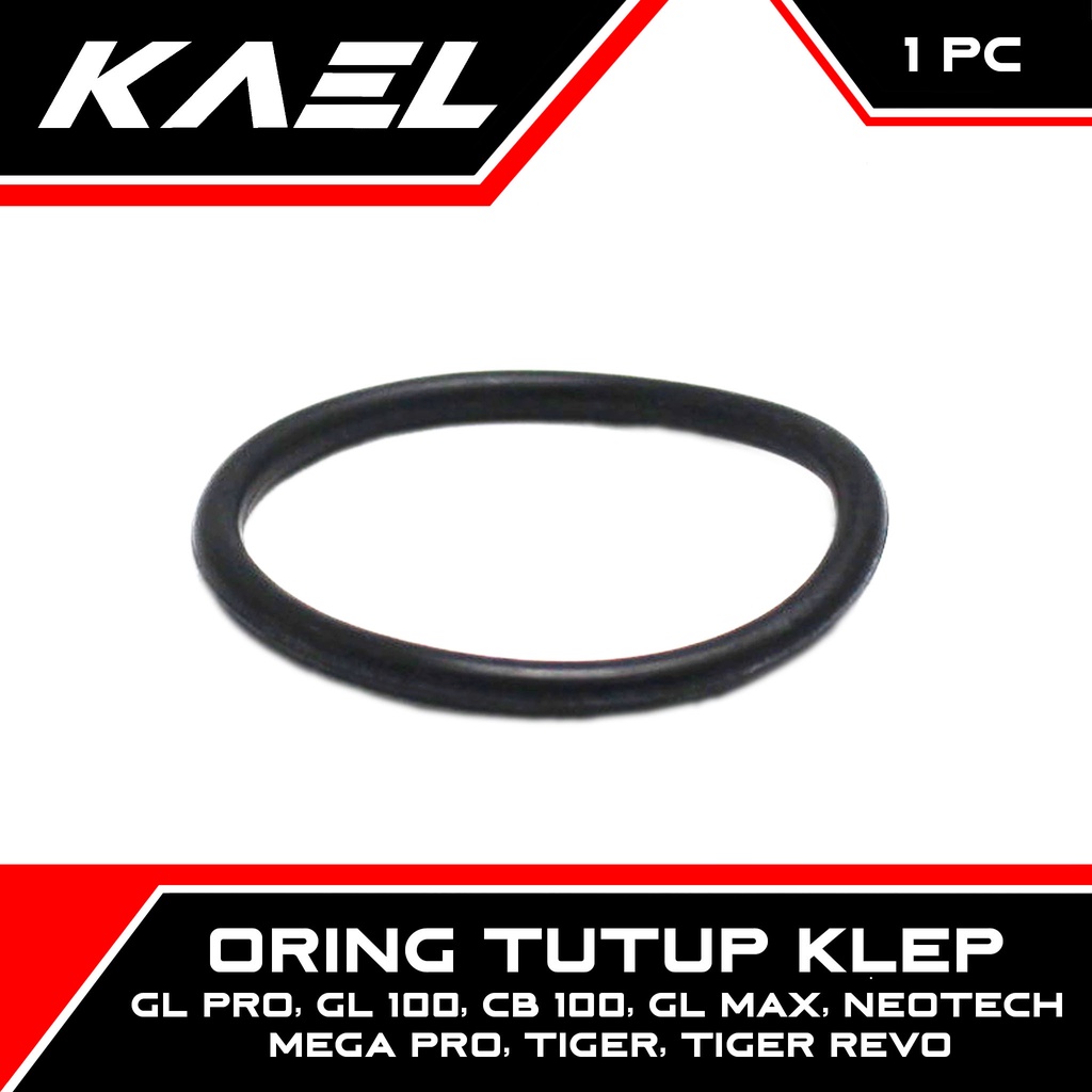 Oring Tutup Klep GL Pro &amp; GL 100 &amp; CB 100 &amp; GL Max &amp; Neotech &amp; Mega Pro &amp; Tiger &amp; Tiger Revo O Ring Seal Sil Karet Kelep