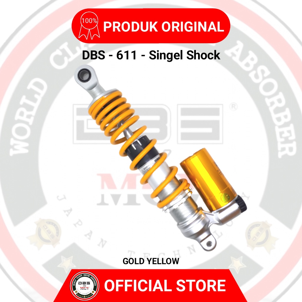 [ BISA COD ] Shock Tabung DBS 611 PROLINS SERIES GENIO BEAT VARIO SCOOPY MIO J GT M3 FINO XEON SOUL GT125 FAZZIO XRIDE LEXI FREEGO