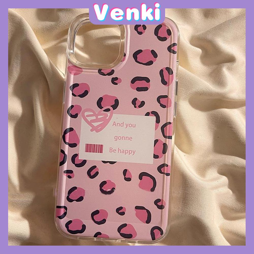 Case for iPhone 11 Soft TPU Clear Space Case Cute Pink Leopard Print Plating Buttons Camera Protection ShockProof for iPhone 14 13 12 12 Plus 6 8 Plus XR XS