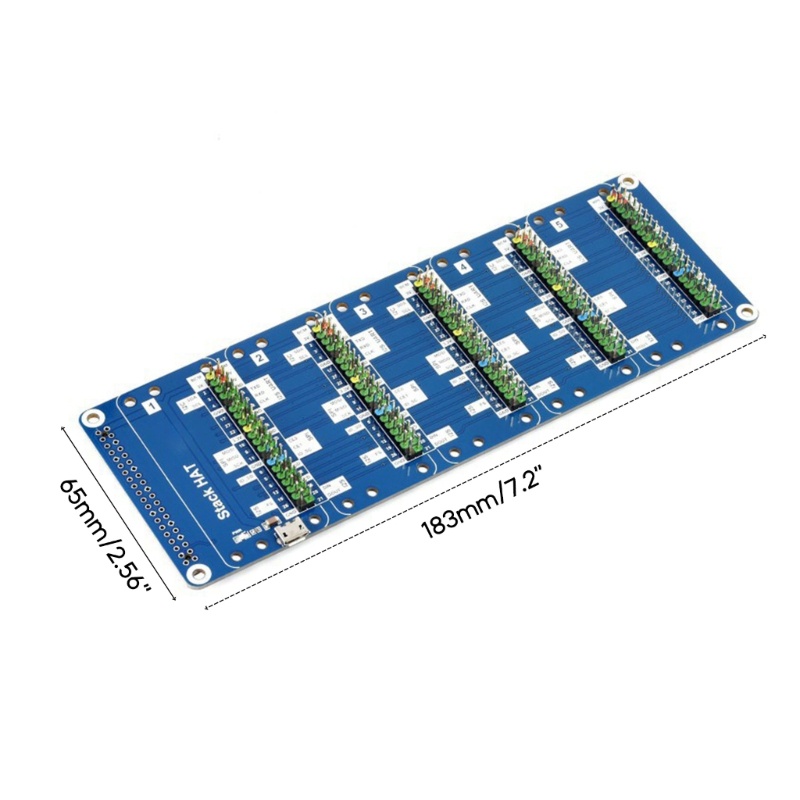 Btsg Untuk Raspberry Pi 4B/3b GPIO Expansion Board 5x 20x20Pins Dengan Kabel Pita 40PIN