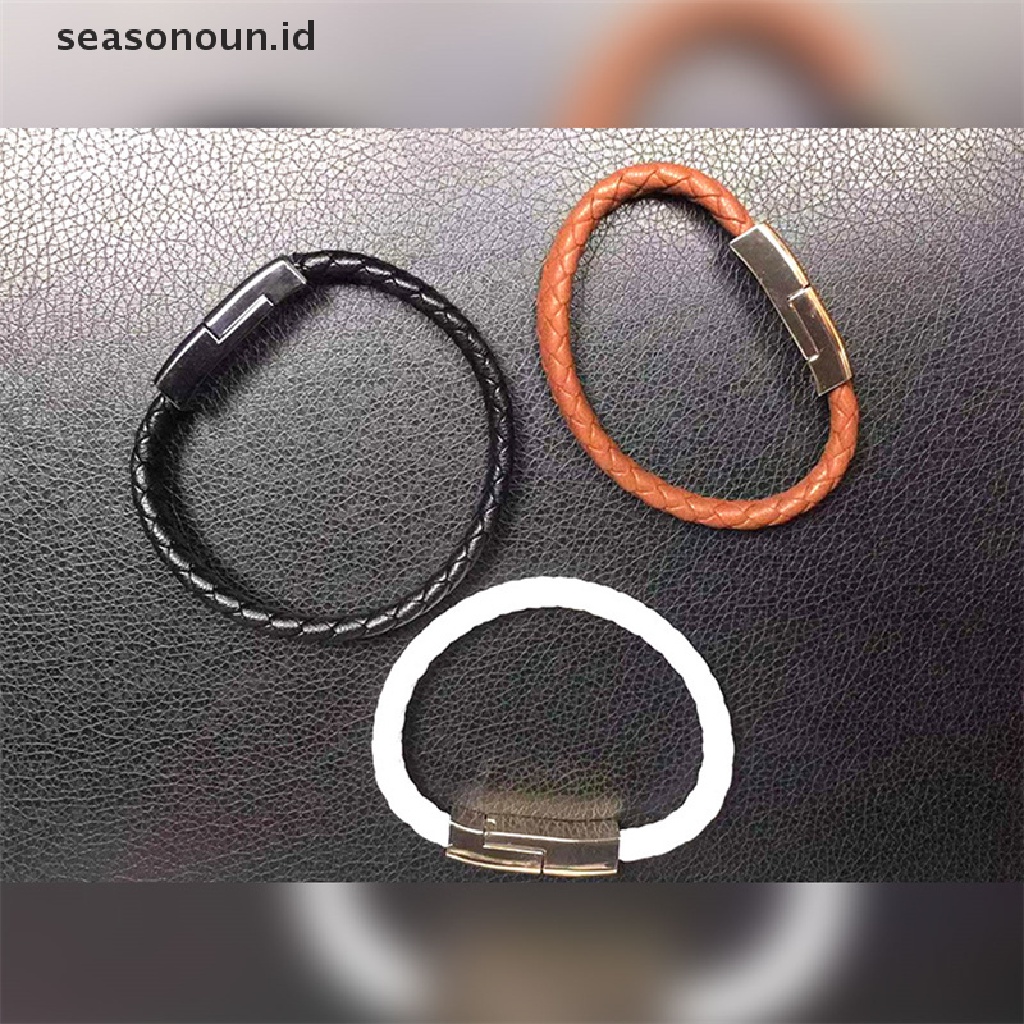 Seasonoun Kabel data usb Creative Bracelet Fast Charging Apple Cocok Untuk vivo Couple Huawei OPPO Android type-c.