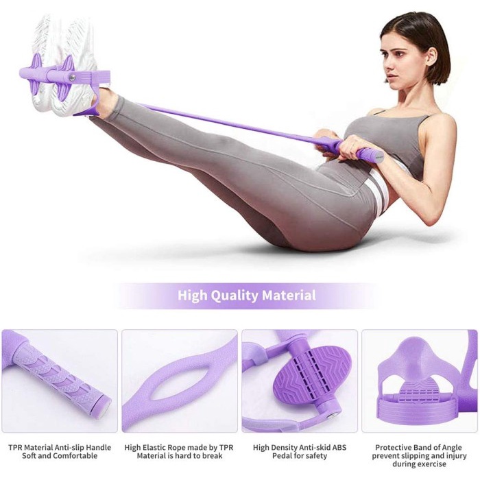 Soft Body Tummy Trimmer Pedal Sit Up Peregang Otot Olahraga Indoor