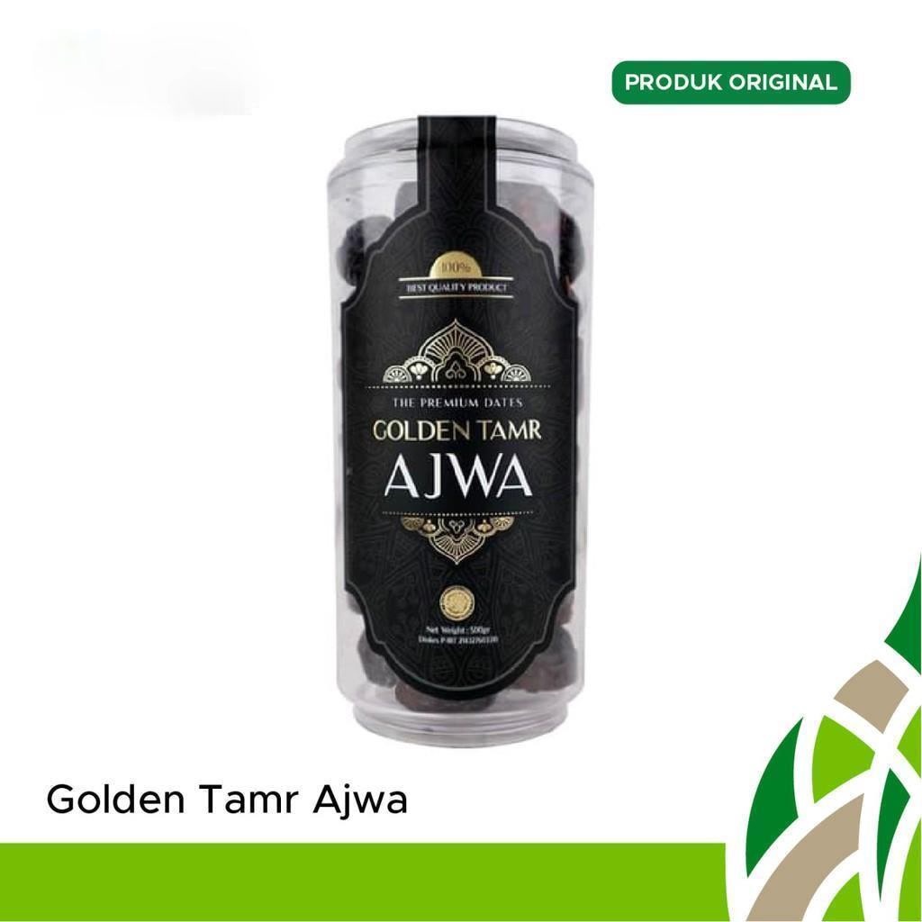 

PROMO Kurma Golden Tamr Ajwa 500gr Toples Premium