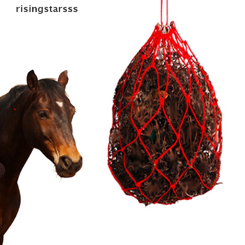 Rsid Span-new Nylon Haylage Net Small Holed Hay Net Haynet Tahan Lama Produk Perawatan Kuda Jelly