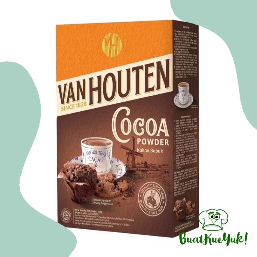 

Van Houten Cocoa Powder - Coklat bubuk 180 Gram