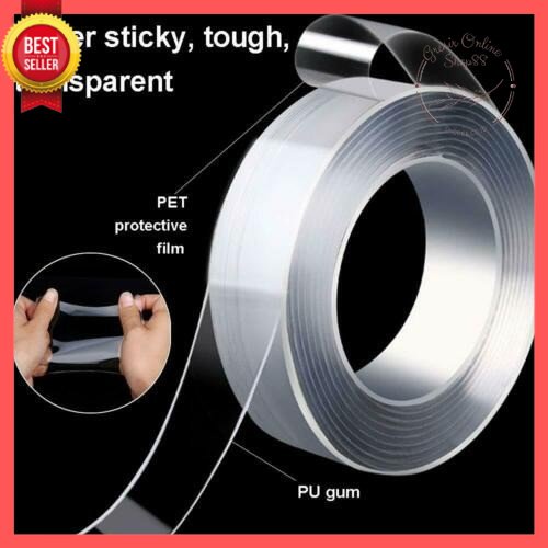 GOS -D410- Double Tape Isolasi Selotip 2 Sisi - Double Tape Bening Multifungsi