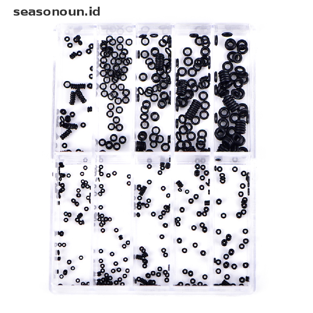 Seasonoun Rubber Washer O-Ring Watch Crown Tahan Air Jam Tangan Segel Alat Perbaikan Jam Tangan.
