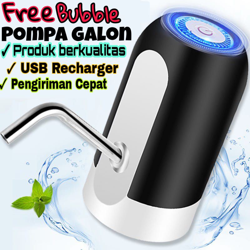 JOS - Bisa COD!!! Pompa Galon/Pompa Galon USB Recharge/Pompa Aqua Galon Portable
