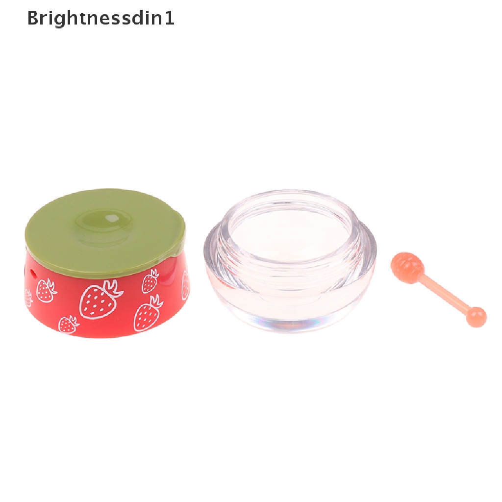 [Brightnessdin1] 1pc Toples Film Bibir Transparan Mini Portable Kotak Makan Siang Botol Bumbu Plastik Butik