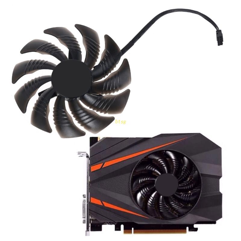 Bt Untuk Gigabyte Gtx1080Kartu Grafis Mini 85mm Untuk DC 12V Cooler Fan Aksesoris Pengganti Kartu Grafis Pendingin Fa