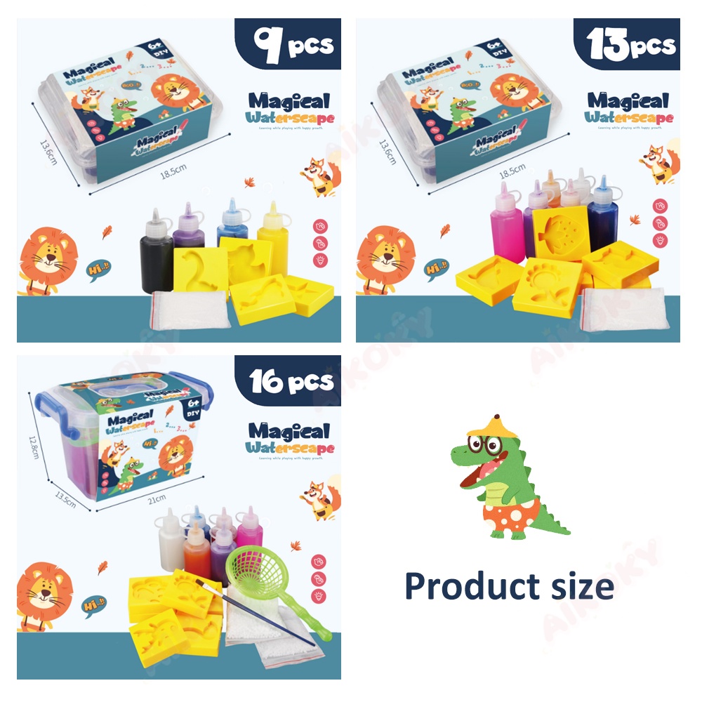 Aikoky Mainan Magical Waterscape DIY Ikan Mas Kecil Kreatif Mainan Jelly Edukasi