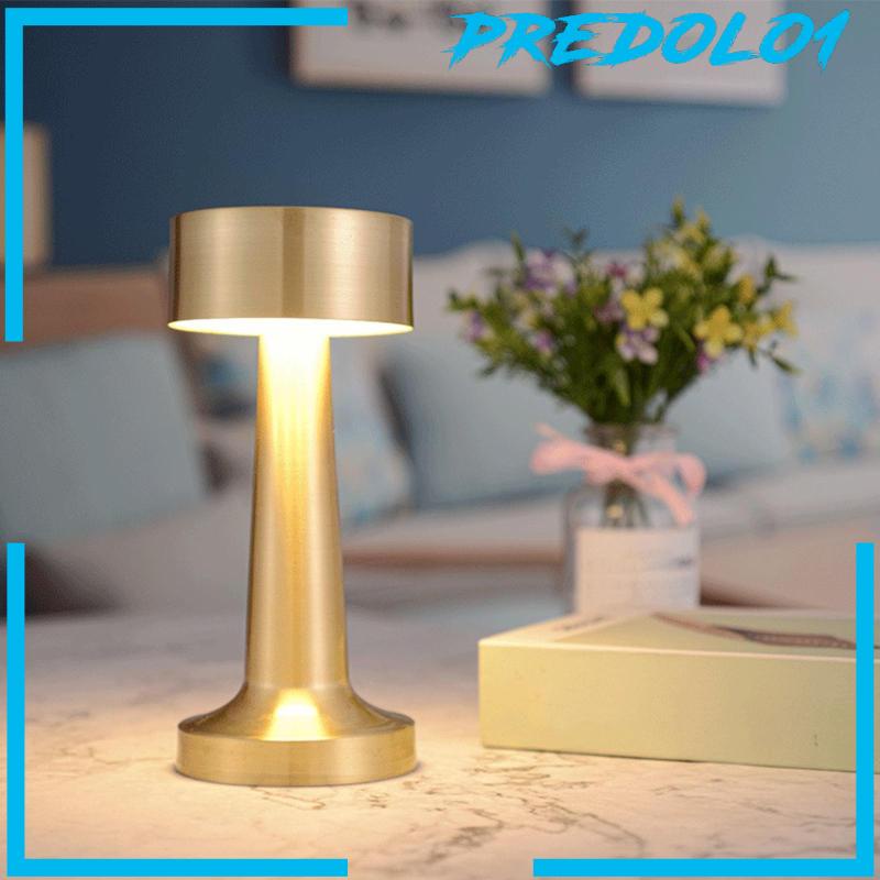 [Predolo1] Desk Light Lampu Meja USB Rechargeable Kreatif Untuk Aureate Tricolor
