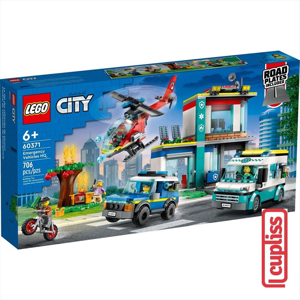 LEGO City 60371 Emergency Vehicle HQ