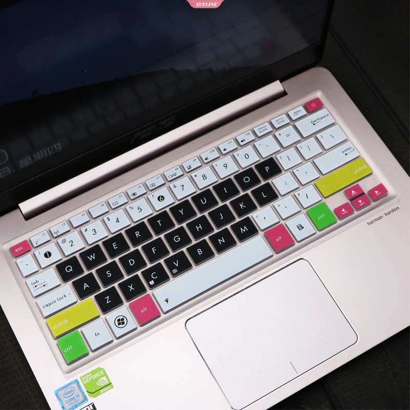 New Cover Keyboard Tinggi Tak Terlihat Untuk 13.3 &quot;ASUS U4000UQ7200 UX410UQ UX430UQ UX410UX UX410 2021laptop Silikon Super Lembut Waterproof Keyboard Cover [ZXL]