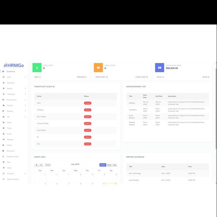 Source Code Aplikasi HRD HRIS HRM Payroll Penggajian HRMGo PHP Laravel - Invoice