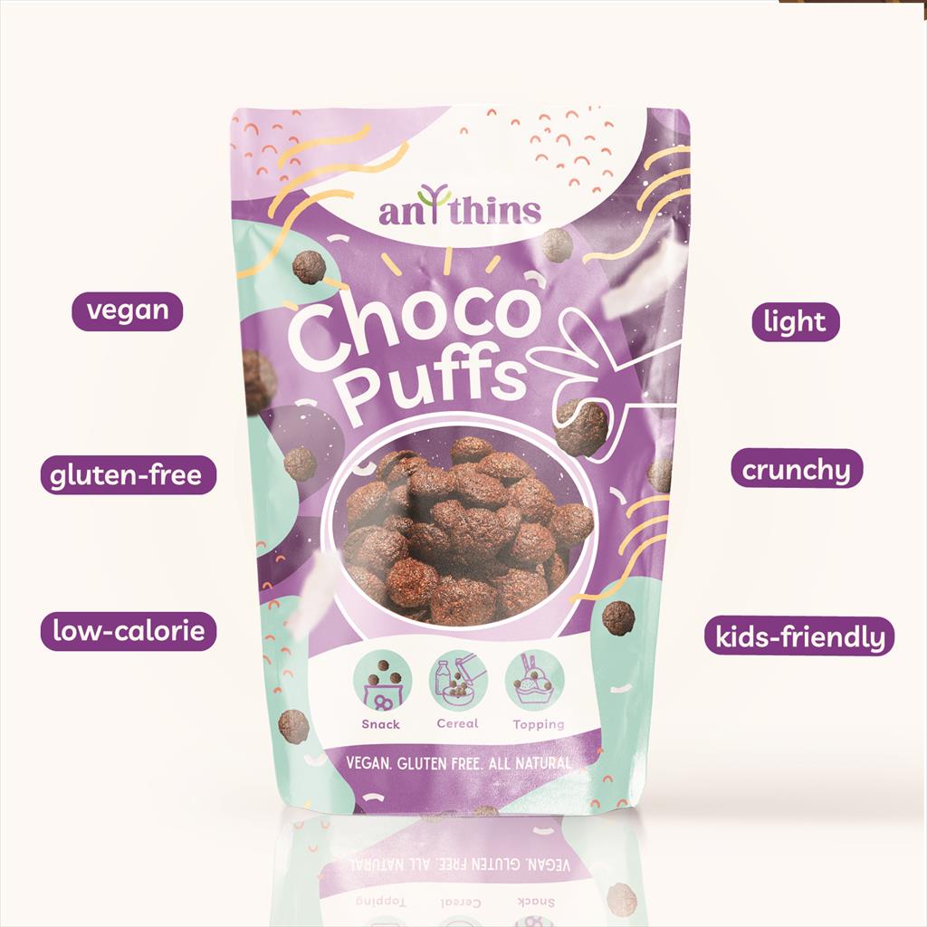 

Anythins Choco Puffs Gluten Free Dairy Free Snack 70g
