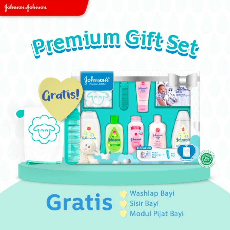 Johnsons Baby Premium Shower Gift Set - Paket Hadiah Bayi