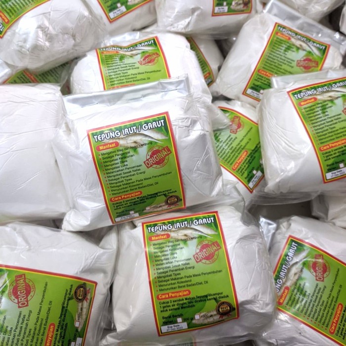 

Best SELLER tepung angkrik/sagu Pati Garut asli/obat asam lambung@1kg