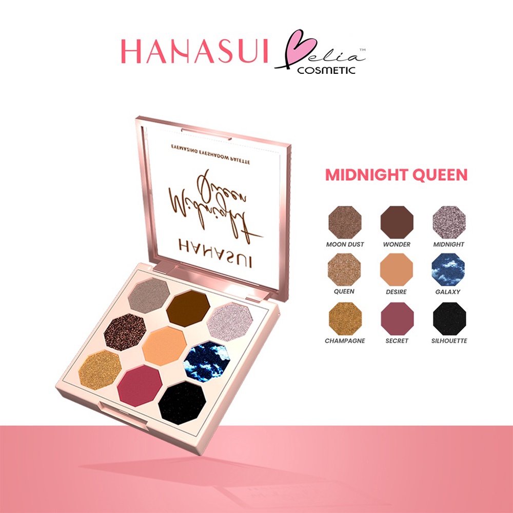 Hanasui Eye Makeup Series | Eyemazing Eyeshadow Palette | Eyebrowtiful Pencil | Eyetractive Liner Pen | Pensil Alis | Palet eyeshadow | BPOM #VITAMIN_KU
