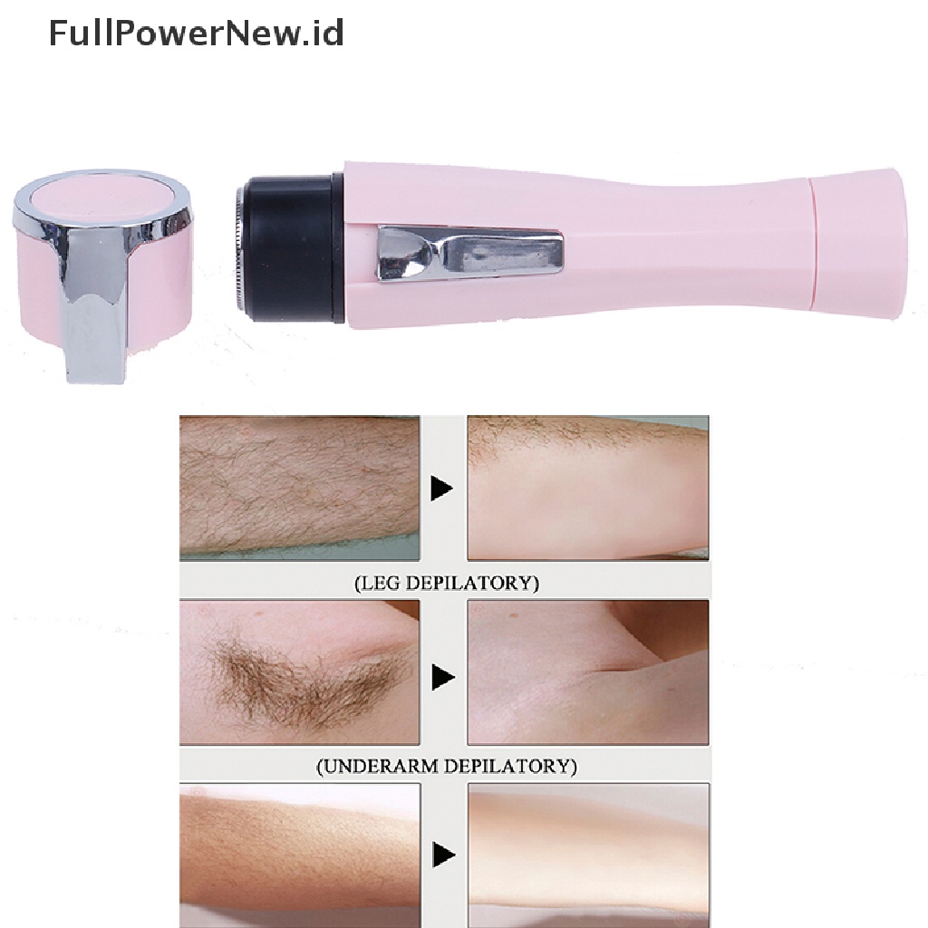 Power Mini Shaver Razor Epilator Tanpa Sakit Elektrik Facial Body Penghilang Bulu Ketiak ID