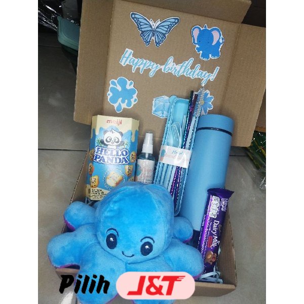 Hampers Box Boneka Gurita Cumi