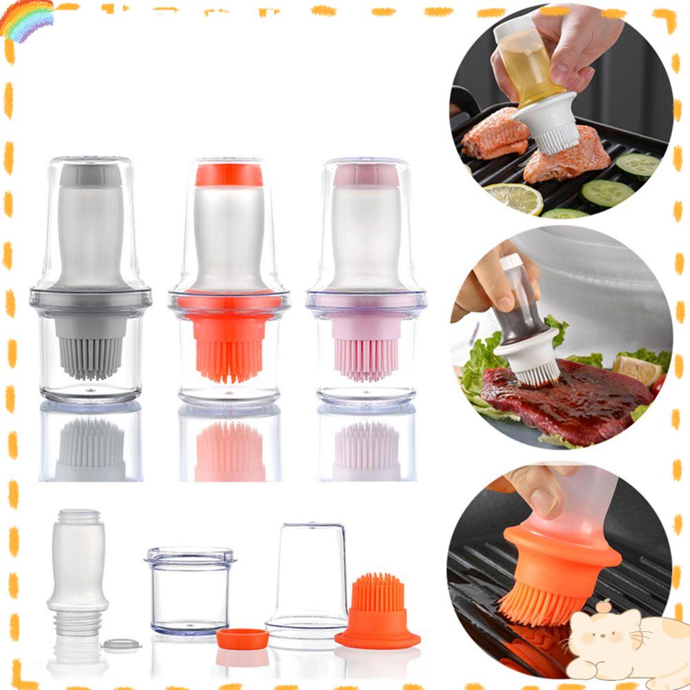 Solighter Botol Minyak Silikon Gadget Barbekyu Baking Pastry Brush