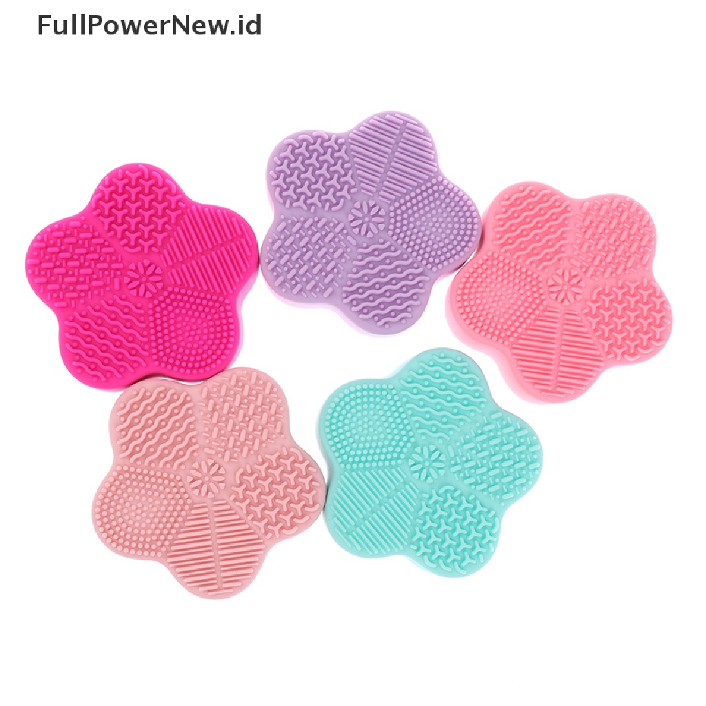 Power Starfish Silicone Makeup Brush Cleaner Pad Pembersih Alas Scrubber Papan Alat ID