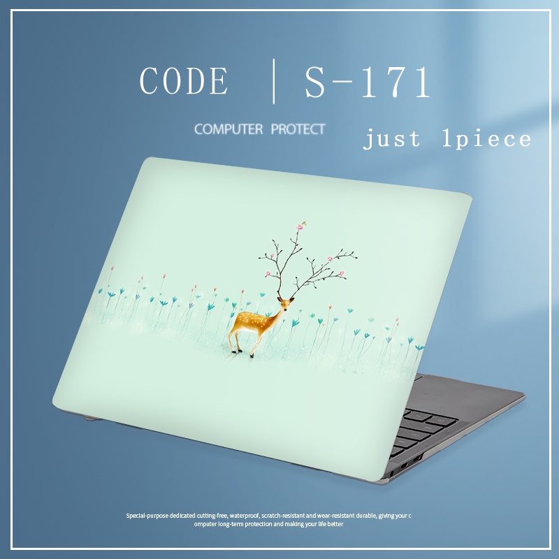 1pc Universal Menyesuaikan Pola COD Cover Laptop Cinnamoroll Skin Stiker Untuk Huawei MateBook D15 MateBook X Pro KLVL-W56W Lukisan Notebook Sticker Film