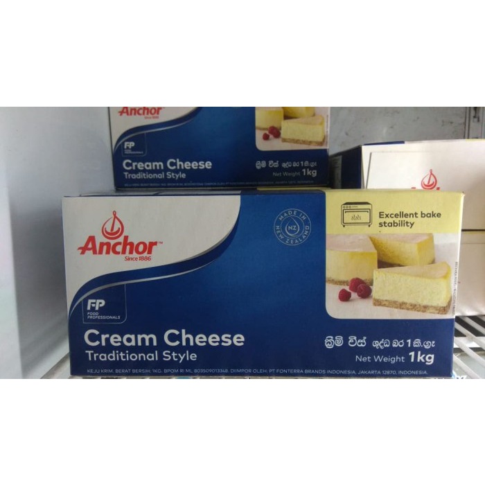 

Cream Cheese Anchor 1kg (Gratis MRJELLY Agar-Agar)