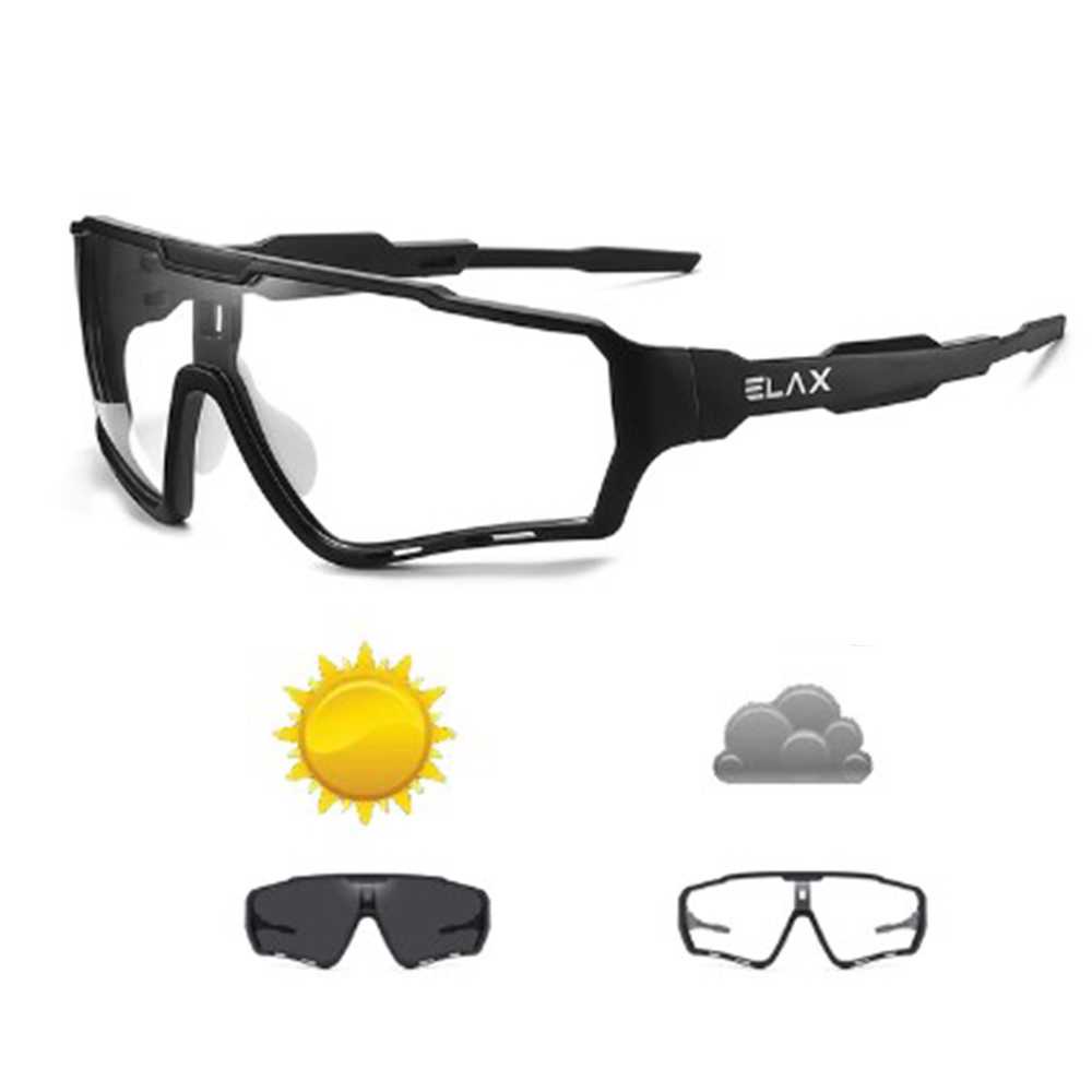 Kacamata Sepeda Lensa Photochromic Sport Sunglassses Full Frame Kaca Mata Anti UV Lensa Tahan Banting Berkualitas