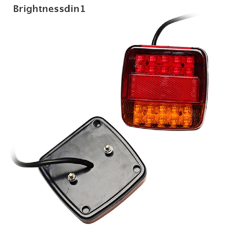 [Brightnessdin1] Lampu Truk Trailer 20LED Lampu Belakang Rem Stop Sein Indikator Lampu 12V Butik